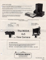 Bloodgood's catalogue page for diffusion transfer and camera gear