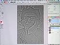 layer after using the high pass filter