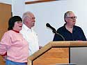 Mary Ann Sell, PHSC President Ed Warner, and Wolfgang Sell