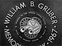 The Gruber memorial plaque