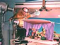 set-up to shoot a scene