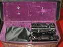 old leather utility case - inside 
