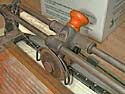 closer view of cutter rail