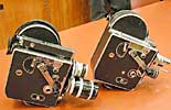 Bolex H16 and H8 Side View