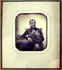 Sabatier Blot Daguerreotype of Military Officer 