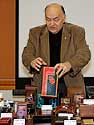 Bill Kantymir with a favourite Kodak art deco box