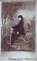 lady bicyclist