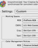 photoshop color settings