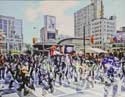 Dundas Square Crowd by Robbie Robinson