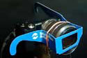 Sony NEX-5 with 3D Polaroid lens attatched