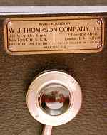 name plate on tintype